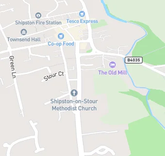 map for 1ST Shipston-On-Stour Scout Group