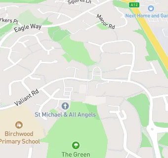 map for Martlesham Heath Surgery