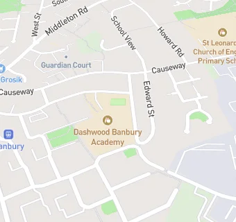 map for Dashwood Banbury Academy