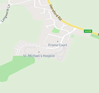 map for St Michaels Hospice