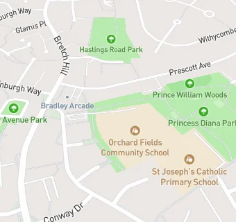 map for The School Lunch Company - Orchard Fields Community School