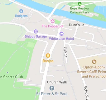 map for Upton Social Club