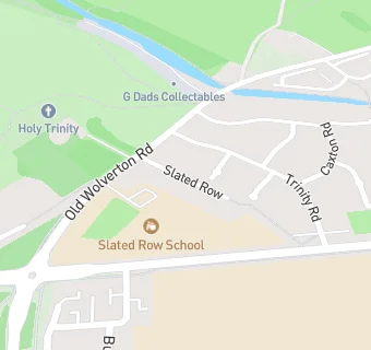 map for Slated Row School