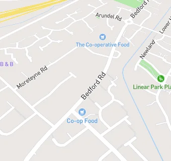 map for Cranfield Surgery