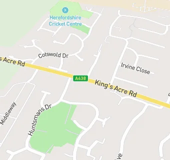 map for Kings Acre Post Office & Stores