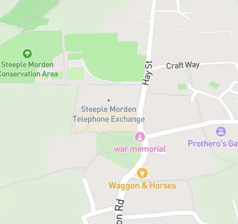 map for Steeple Morden CofE VC Primary School