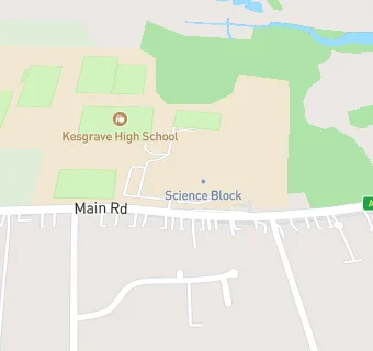 map for Kesgrave High School