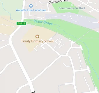 map for Trinity County Primary School