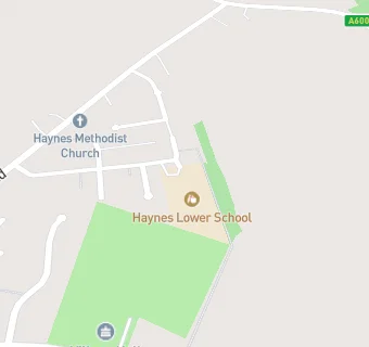 map for Haynes Lower School