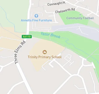 map for Trinity Primary School