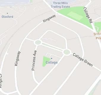 map for College Green Chip Shop Ltd