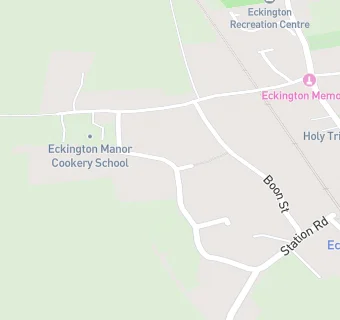 map for Eckington Manor