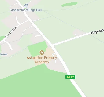 map for Ashperton Primary School