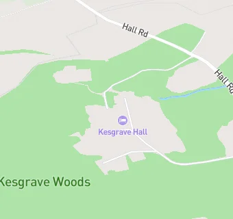 map for Milsoms Kesgrave Hall