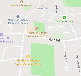 map for Middleton Cheney Pre-School Ltd