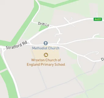 map for Wroxton Church of England Primary School