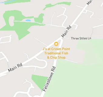 map for J's Traditional Fish & Chip Shop