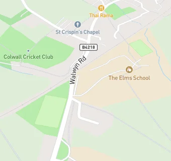 map for The Elms School