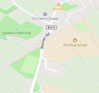 map for The Elms School Colwall Ltd