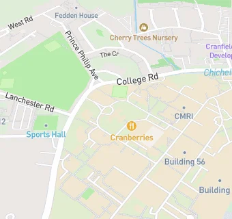 map for Cranfield Students' Association