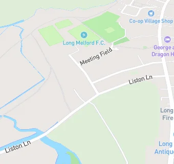 map for Long Melford Football Club