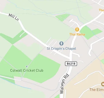 map for Colwall C of E Primary School