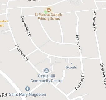 map for Highfield Nursery School and Children's Centre