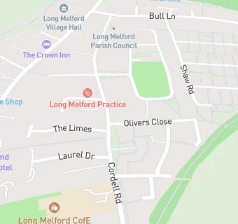 map for The Long Melford Practice