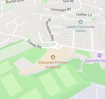 map for Caterlink at Clements Primary Academy
