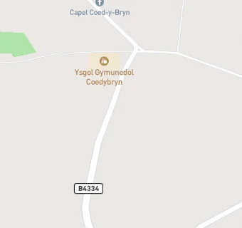 map for Ysgol Coedybryn