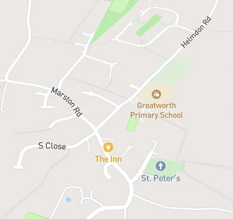 map for Greatworth Pre-School