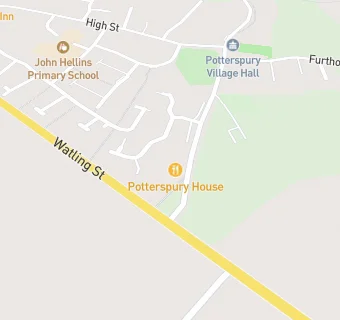 map for Potterspury House Ltd