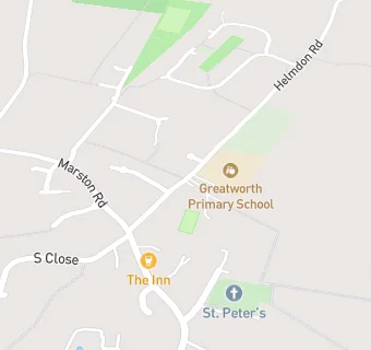 map for Greatworth Sports & Social Club