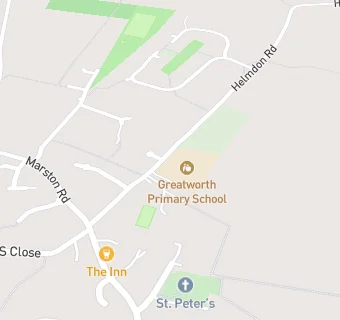 map for Greatworth Primary School