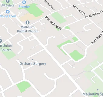 map for Orchard Surgery