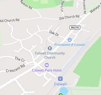 map for Colwall Post Office