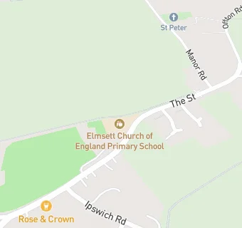 map for Elmsett Church of England Primary School