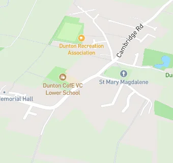 map for Dunton VC Lower School