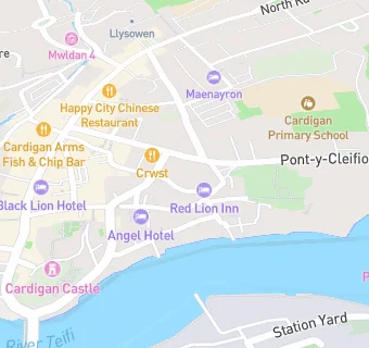 map for Red Lion Inn