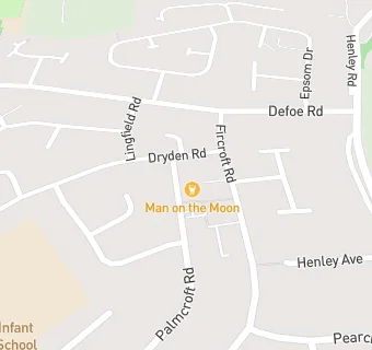 map for Man on the Moon Public House
