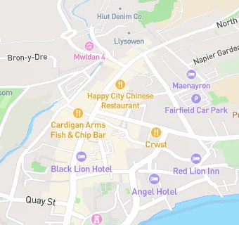 map for PRIORY RESTAURANT