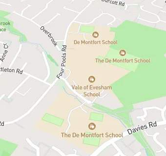 map for Vale of Evesham School