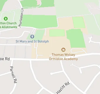 map for Thurleston High School