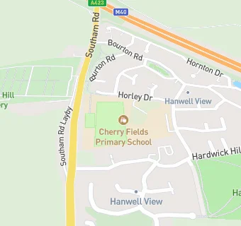 map for Cherry Fields Primary School