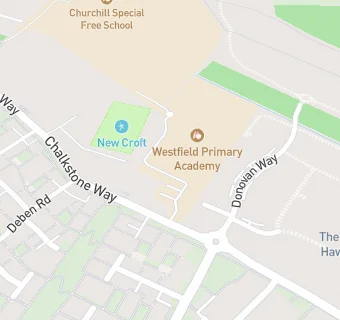 map for Westfield Community Primary School