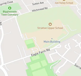 map for Stratton Upper School