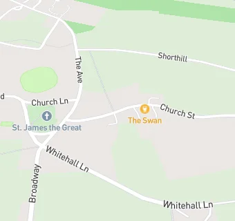 map for Birlingham Cricket Club