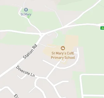 map for St Mary's CofE Primary School