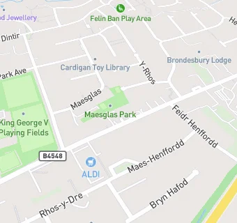 map for Aldi Stores