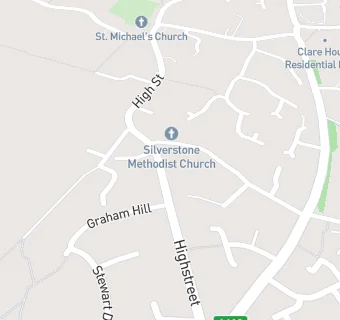 map for Silverstone Pre-School